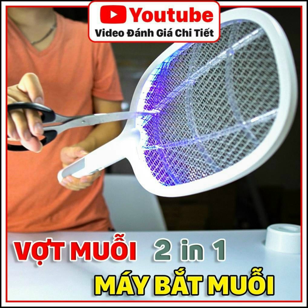 Vợt Muỗi Thông Minh Kiêm Đèn Bắt Muỗi
