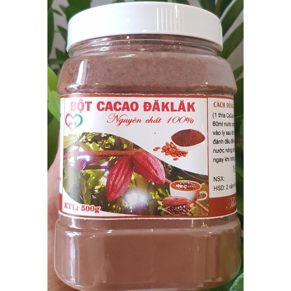 500g bột cacao nguyên chất nguyên chất 100% loại 1 thơm ngon nhất