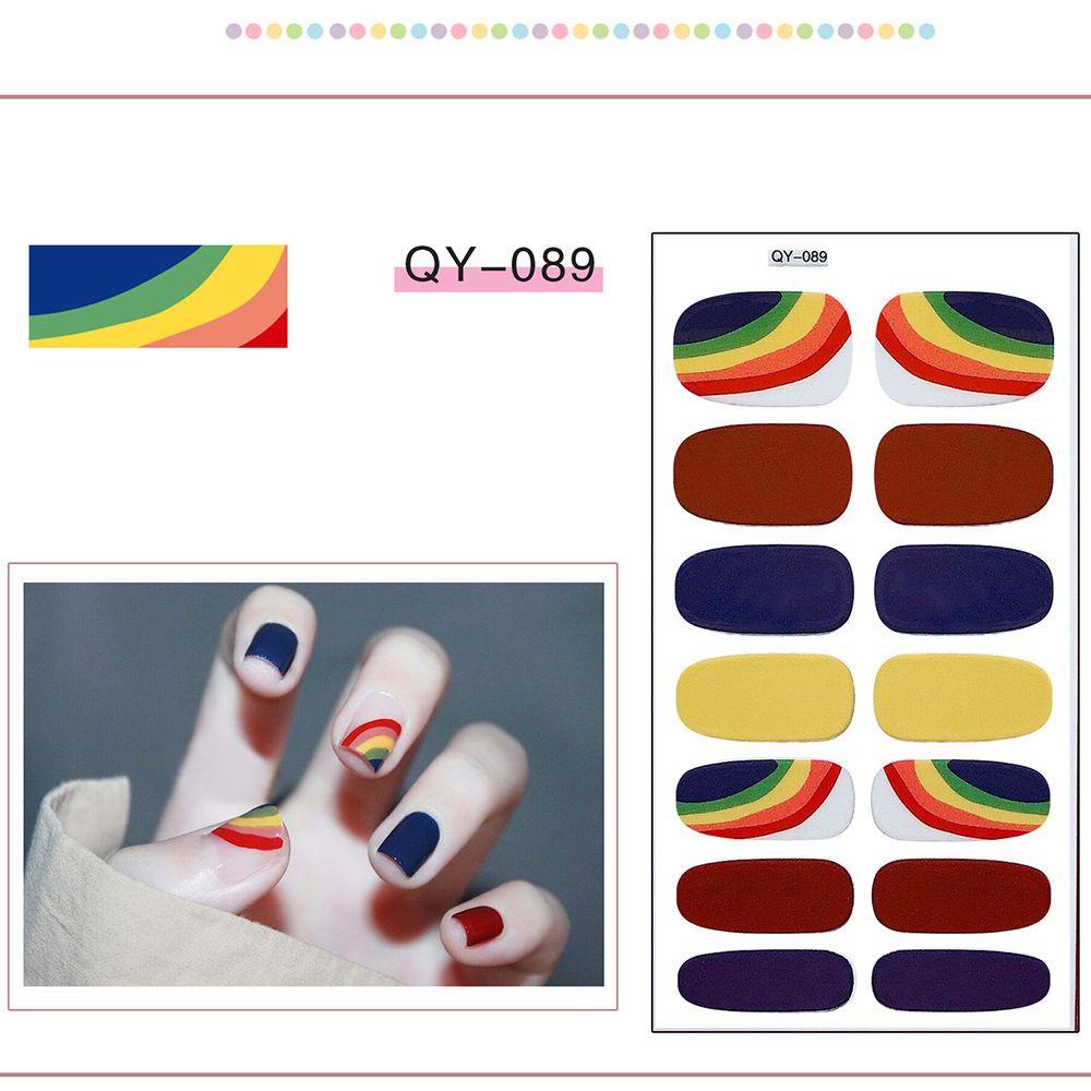 Nhãn Dán Trang Trí Móng Tay 3D Tự Dính Họa Tiết Hoa Trái Cây Dành Cho Nữ