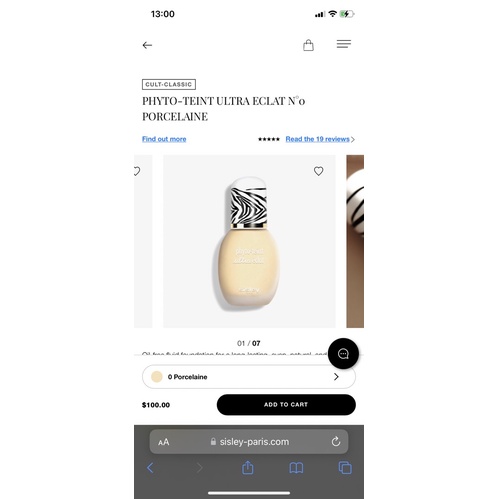 (mẫu 2022) Kem nền Sisley Phyto-Teint Ultra Eclat 30ml