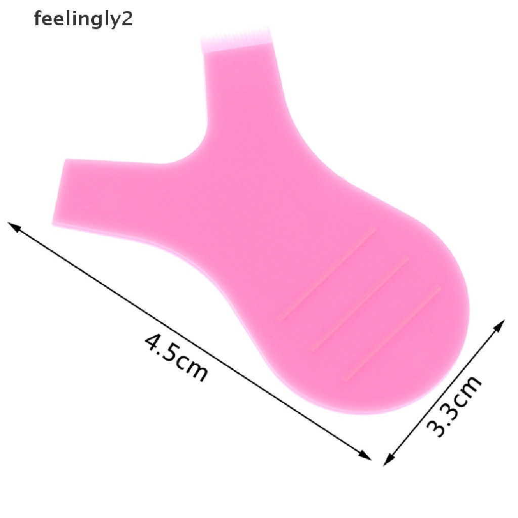 [Hàng mới về] Set 10 dụng cụ nâng nối mi/ chải cong mi màu hồng