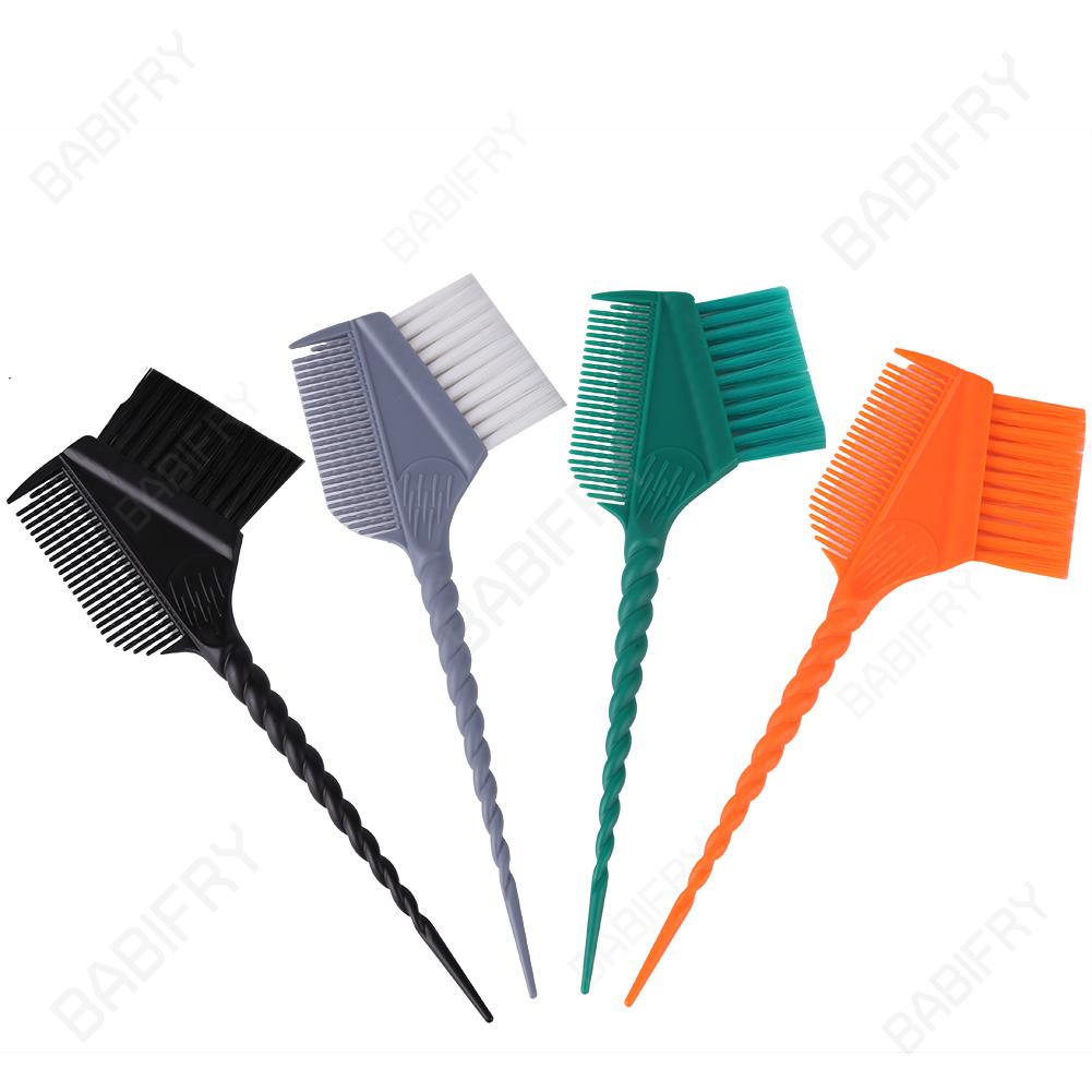 1 Cọ Nhuộm Tóc Chuyên Nghiệp Tay Cầm Xoắn Ốc Chống Trượt Tiện Lợi