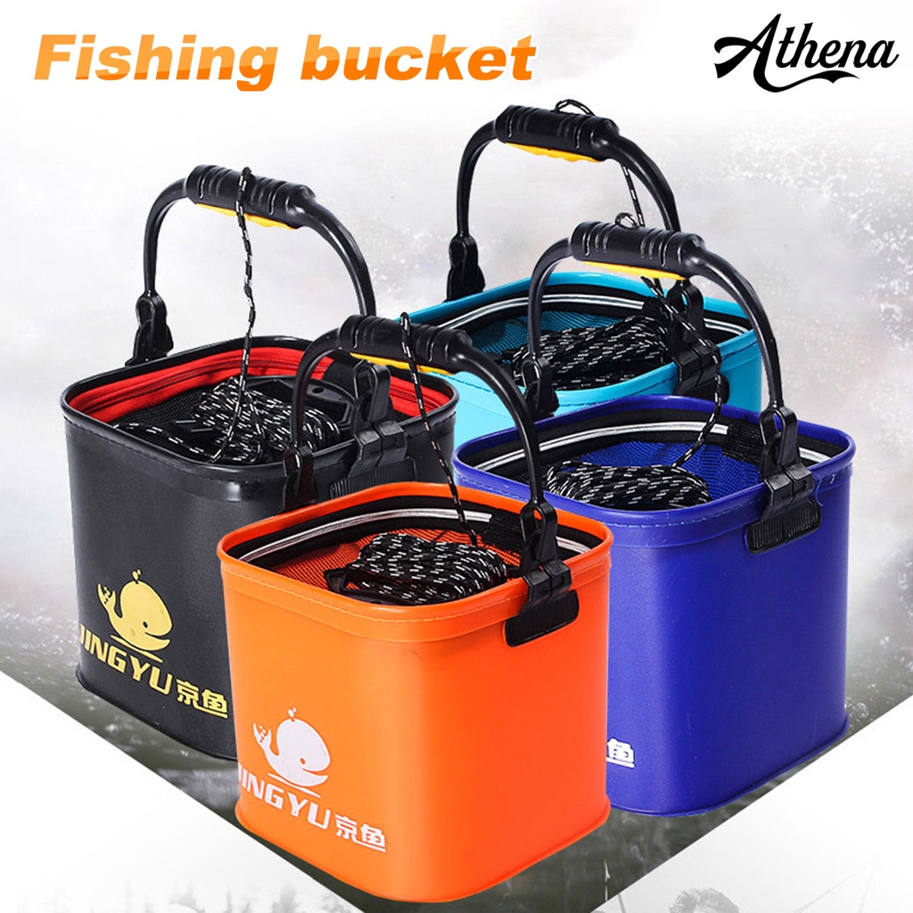 Xô Đựng Mồi Câu Cá Đa Năng Có Thể Gấp Gọn Tiện Dụng