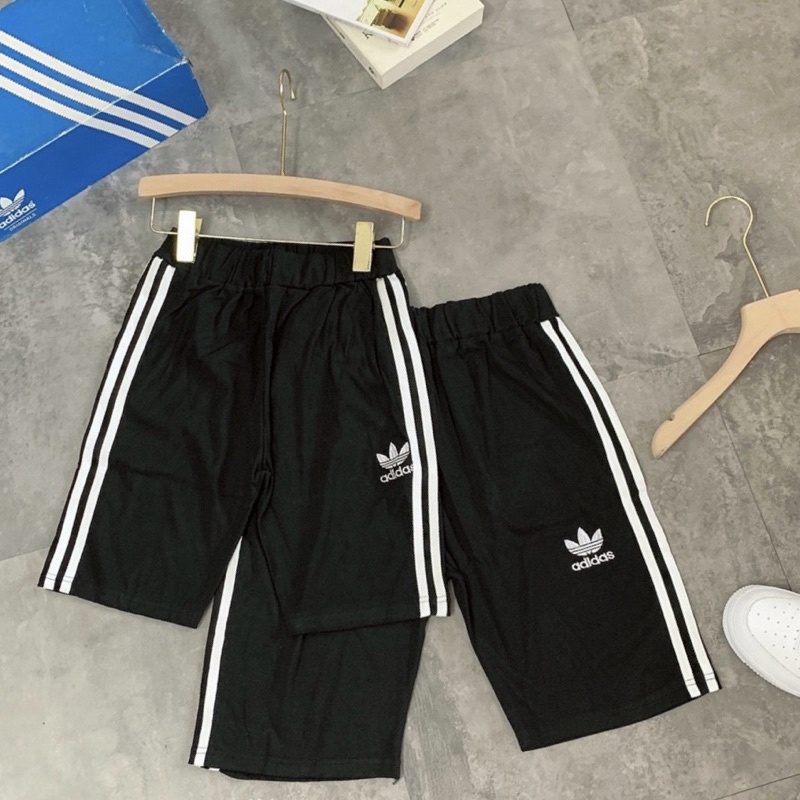 Quần legging siêu thon gọn thêu logo sọc cạnh Bigsize 60-100kg | BigBuy360 - bigbuy360.vn