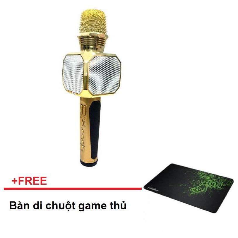 Micro kèm loa Bluetooth Karaoke SD-10 (Model cực hay) tặng 1 bàn di chuột dành cho game thủ 1000000642+1000000637