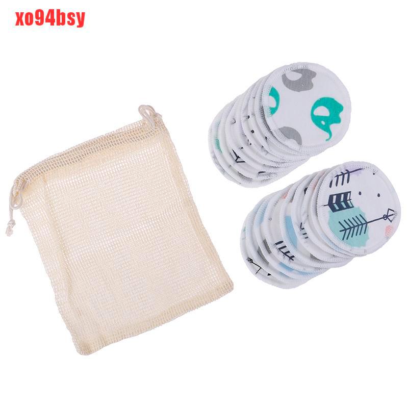 [xo94bsy]Cotton Reusable Make Up Remover Pad Facial Cleanser Double Layer Pads Washable