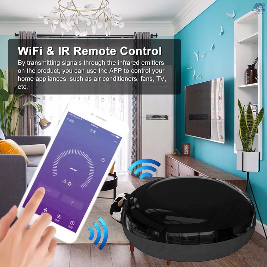 Điều Khiển Từ Xa Thông Minh Qra2 Ir Wifi Cho Alexa Google Assistant One / Ios / Android