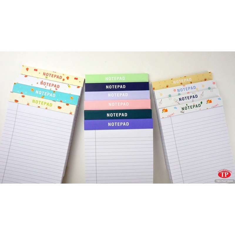 NOTEPAD A5-A4  đường xé răng cưa mịn TienPhatBook