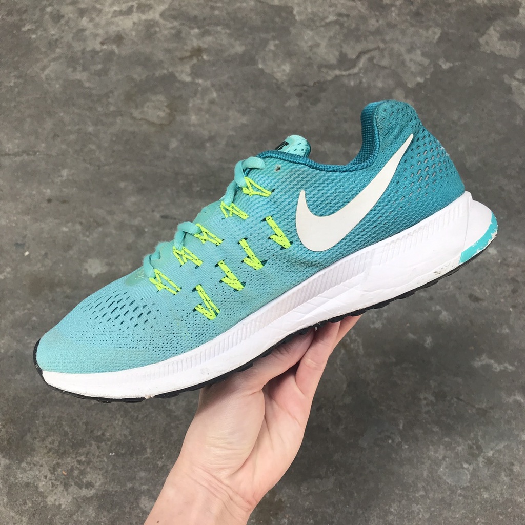 Giày NK Pegasus 33 2hand xanh ngọc size 38.5 24.5cm SP1375