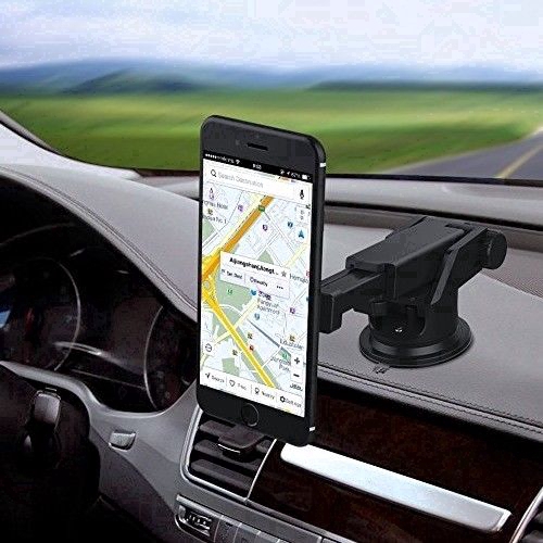 Retractable Strong Magnetic Support Cell Phone GPS Car Dash Holder Stand Mount