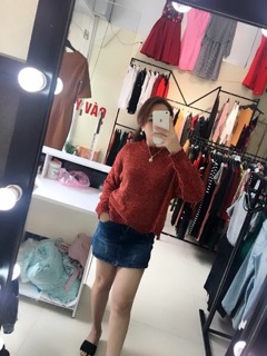 Áo len nhung