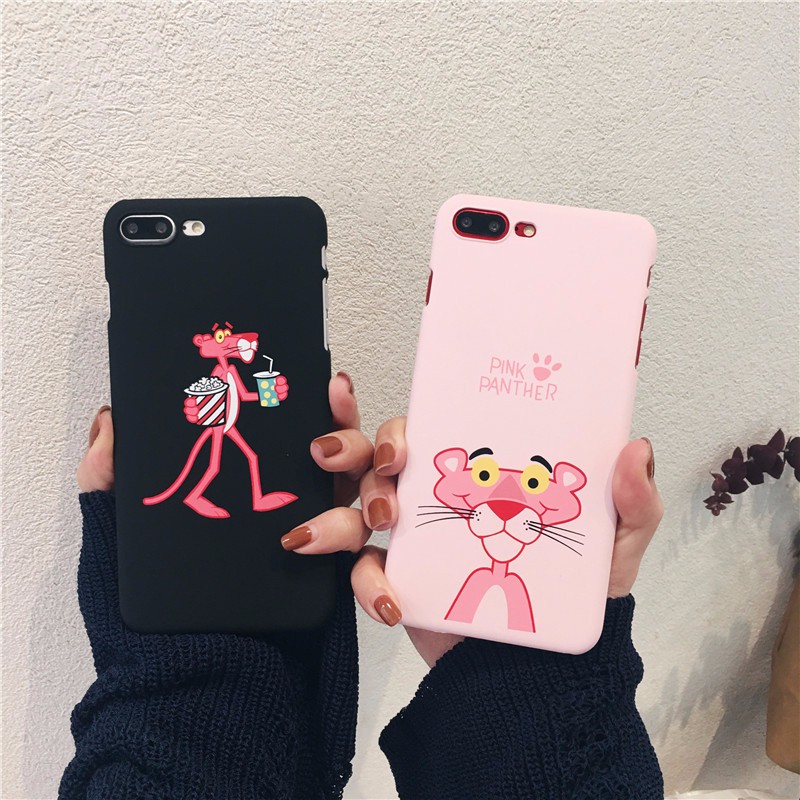 Ốp Lưng Điện Thoại IPhone 6 6s 7 8 Plus 7Plus X Hình Báo Hồng