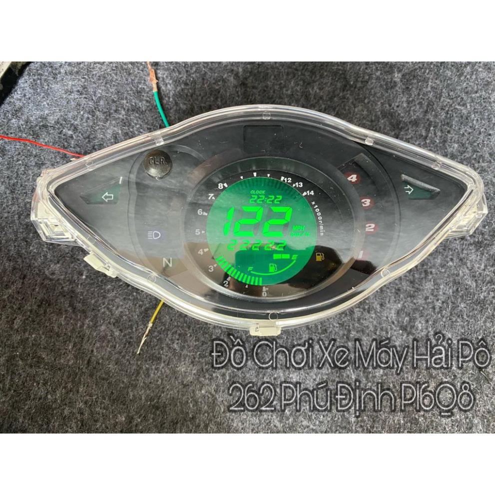💥💥 ĐỒNG HỒ ĐIỆN TỬ WAVE RS - WAVE A- WAVE BỤNG Lắp ráp như zin k chế - có thể Đổi Được 7 màu