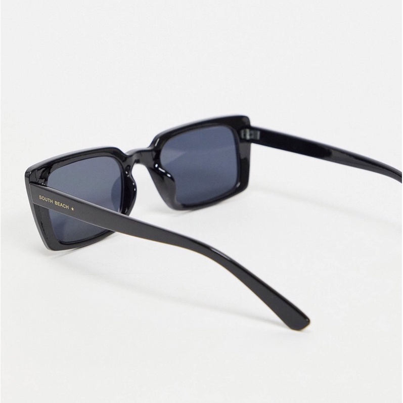 Kính Thời Trang Rectangular Sunglasses South Beach UK Auth