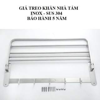 [GIÁ XƯỞNG] Giàn vắt khăn inox sus 304 Chân đặc