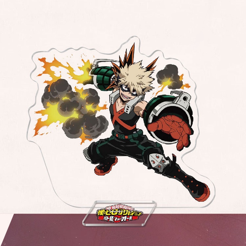 Mô hình nhân vật phim học viện anh hùng bằng acrylic