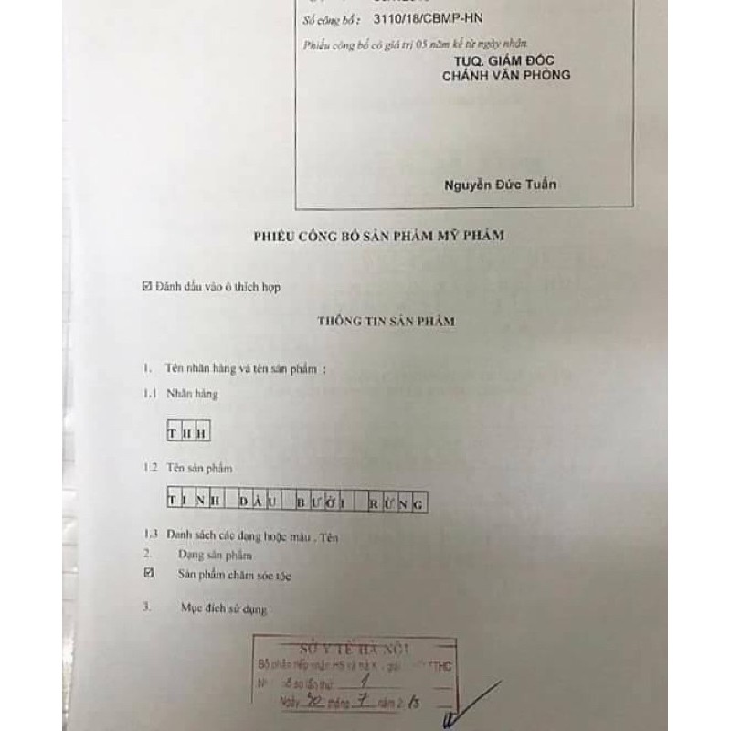 Tinh dầu bưởi rừng THH  💕phiên bản mới X5 đậm đặc💕