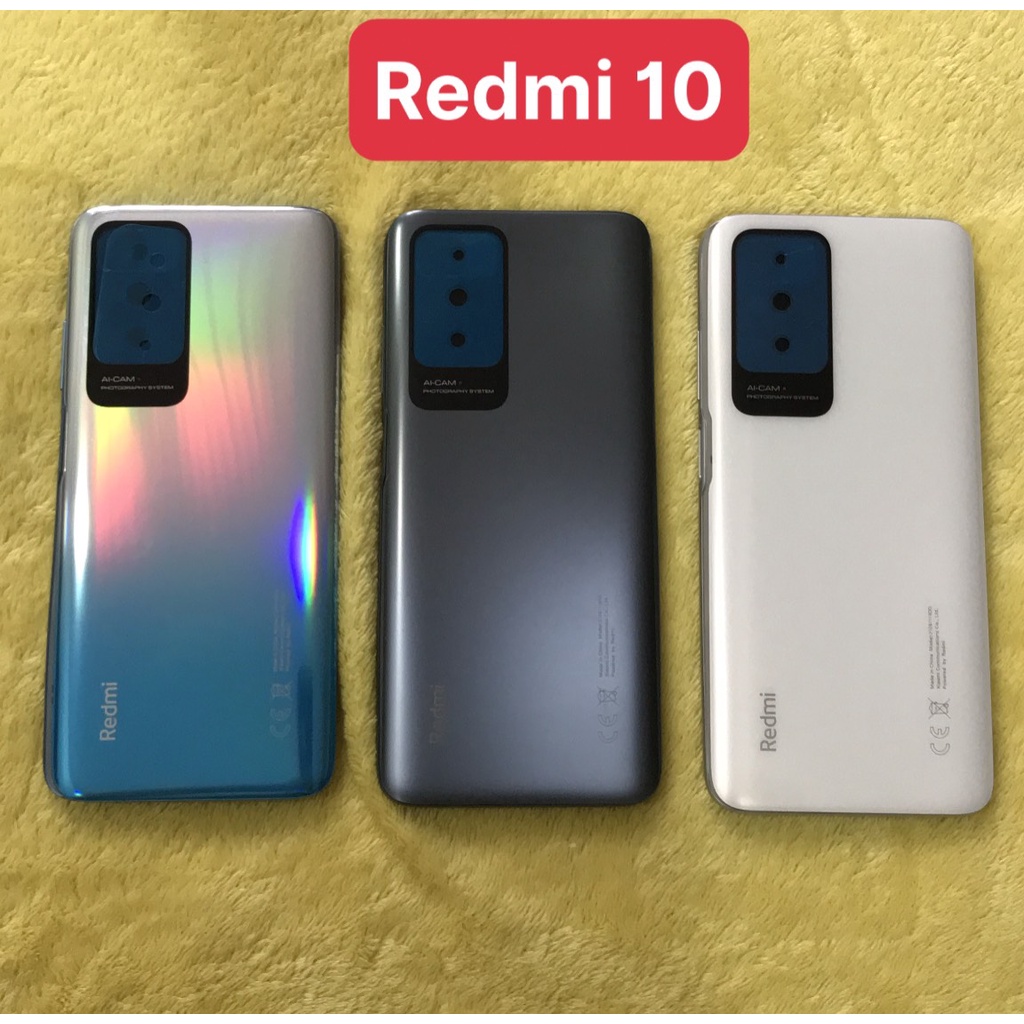 Bộ vỏ xiaomi Redmi 10 (gồm lưng viền, khung xương,phím ,kính camera)