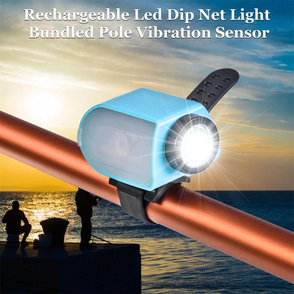 Cần Câu Cá Tự Động Phát Sáng Đèn LED Mini Thông Minh Có Thể Sạc Lại