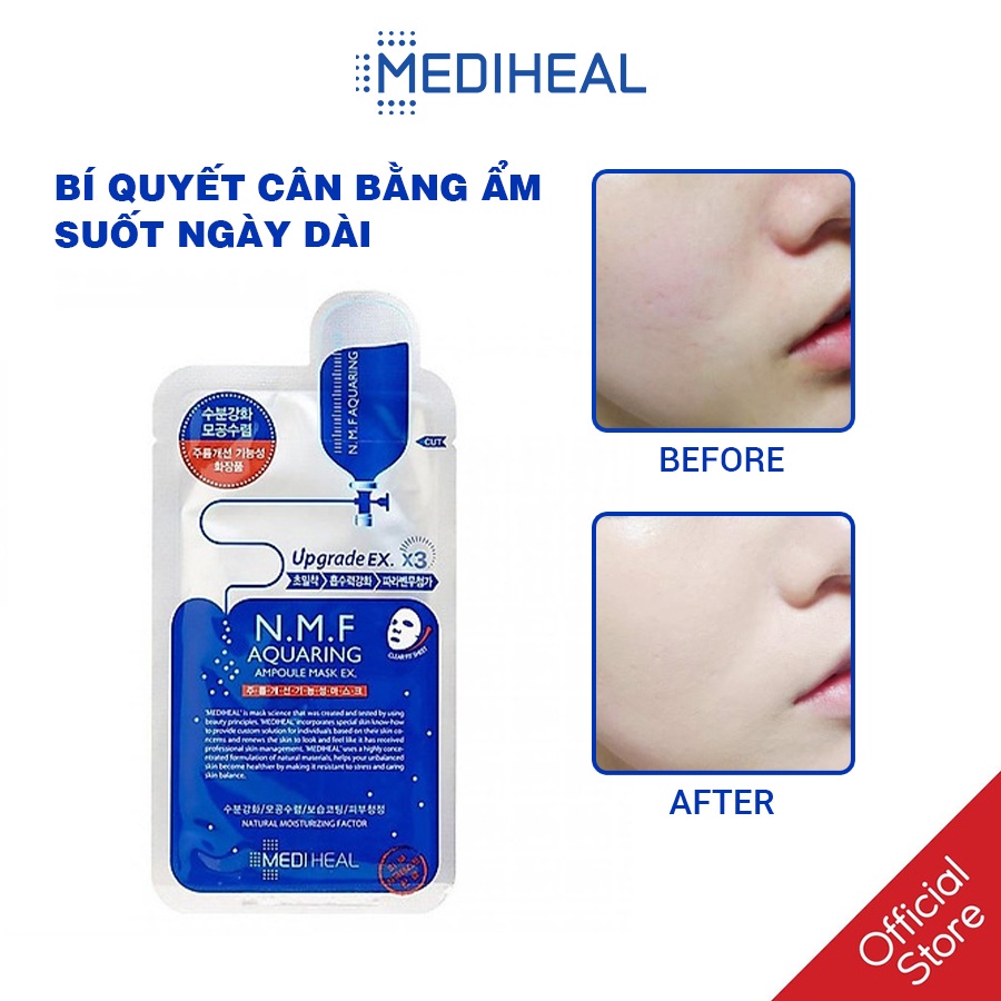 Mặt Nạ Mediheal Teatree / Vita / Placenta / Collagen / Aquaring Cấp Nước 25ml
