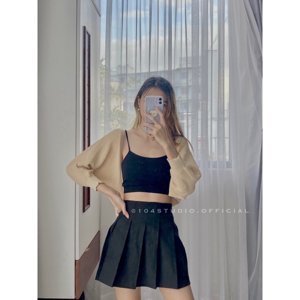 Áo khoác len mỏng cardigan mỏng