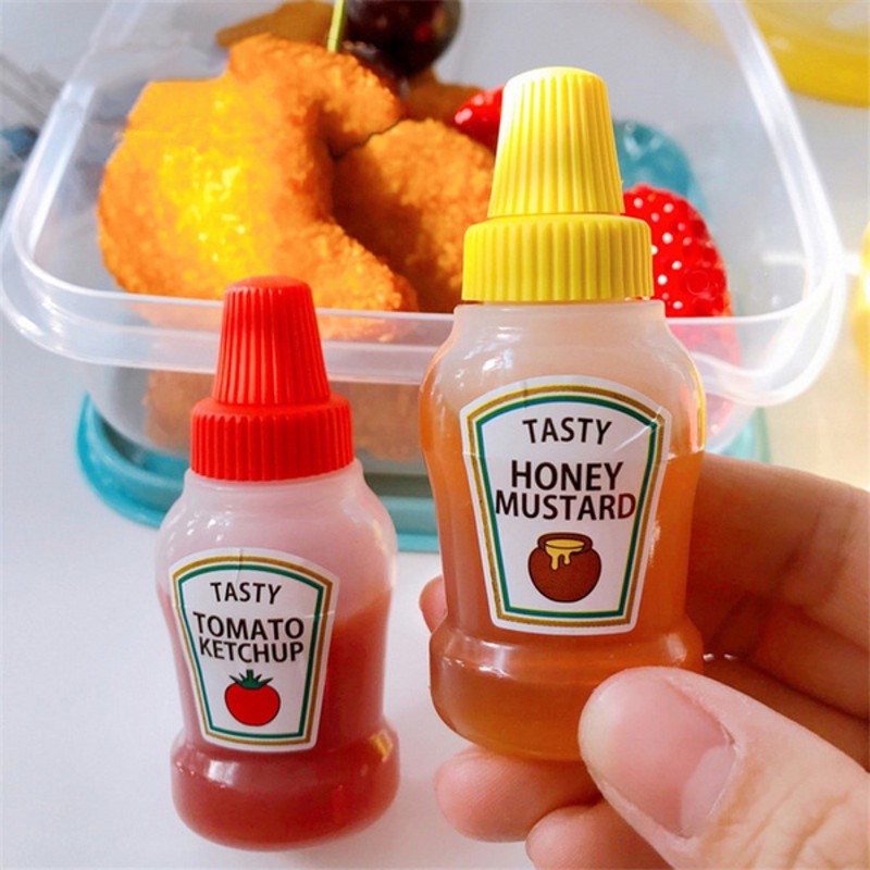 Bình Bóp Bento Mini Bằng Nhựa 2X Nhỏ Gọn Tiện Dụng