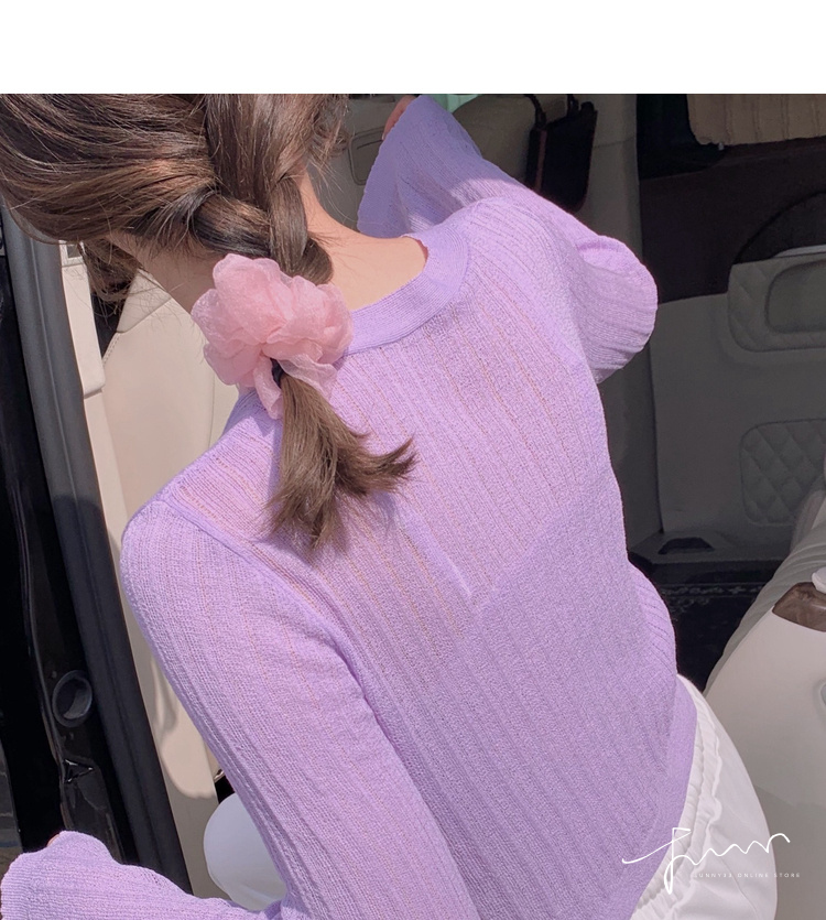Áo Croptop Dệt Kim Cổ Chữ V Thời Trang Mùa Hè Xinh Xắn Dành Cho Nữ