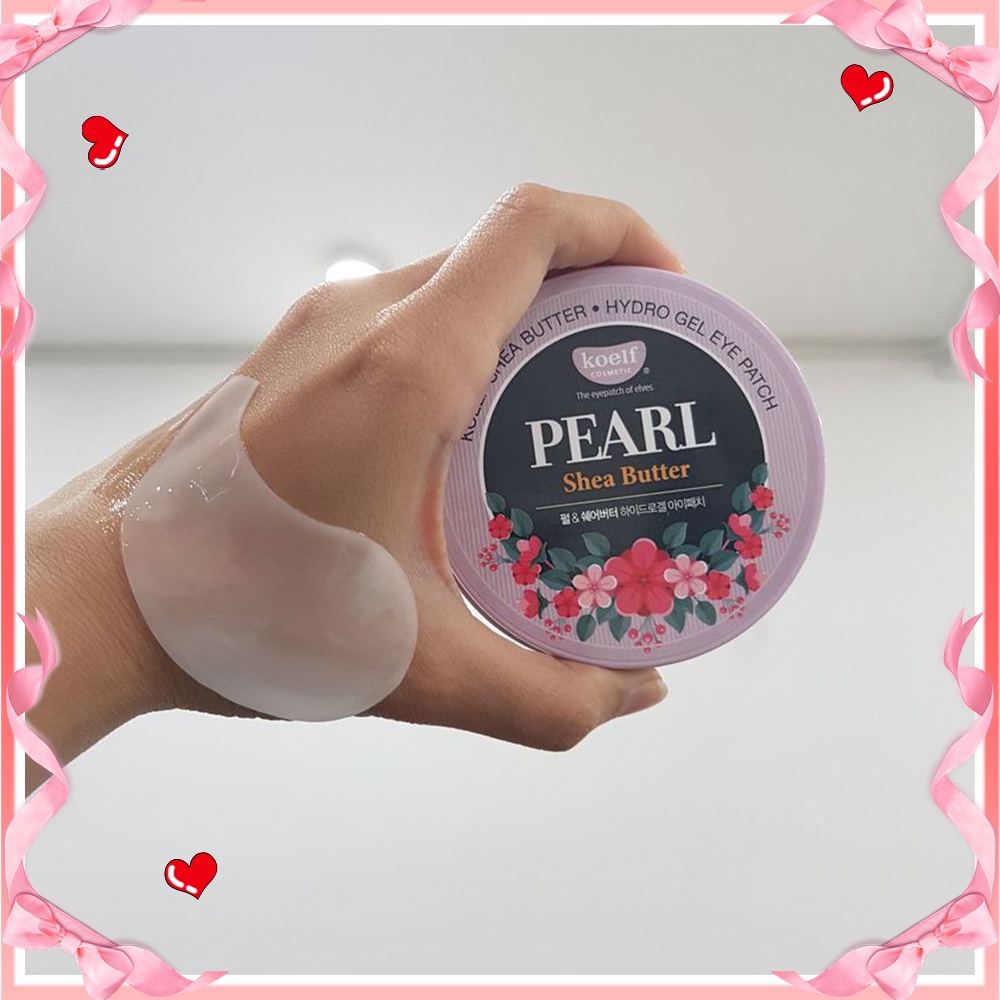 [FREESHIP]Mặt nạ mắt Petitfee KOELF Pearl & Shea Butter Hydrogel Eye Patch (60 miếng)