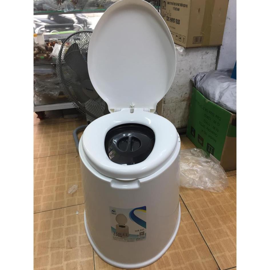 [giá tốt]Bô vệ sinh cho người già, toilet di động nhựa cao cấp cho người bệnh