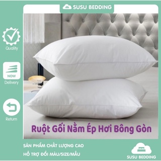 Combo các loại ruột gối đầu bông trắng tinh khiết êm ái khi sử dụng, dễ dàng vệ sinh