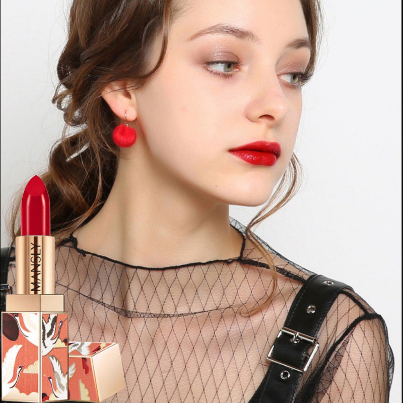 [Hàng mới về] Son môi dưỡng ẩm lâu trôi hiệu ứng lì phong cách trung hoa