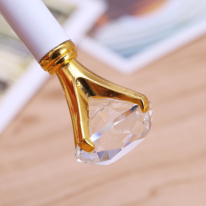 Bút Bi blg Bằng Kim Loại Cỡ Lớn Đính Đá Thời Trang Cho Học Sinh / Văn Phòng