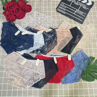 Quần Lót Ren Nữ Sexy thiết kế họa tiết ren xuyên thấu
