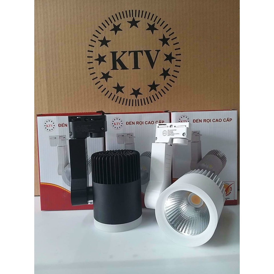 combo 3c Đèn led rọi ray COB Mini cao cấp  20w vỏ đen và trắng (ánh sáng trắng, vàng or trung tính)