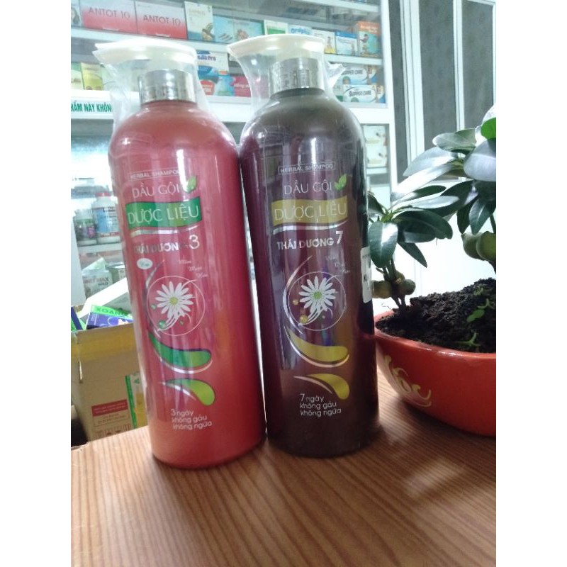 (CHÍNH HÃNG)DẦU GỘI THÁI DƯƠNG 3, 7 chai 1100ml