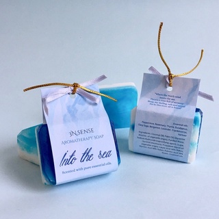 Xà phòng handmade Elayne hương Biển thanh mát - Aromatheraphy Soap