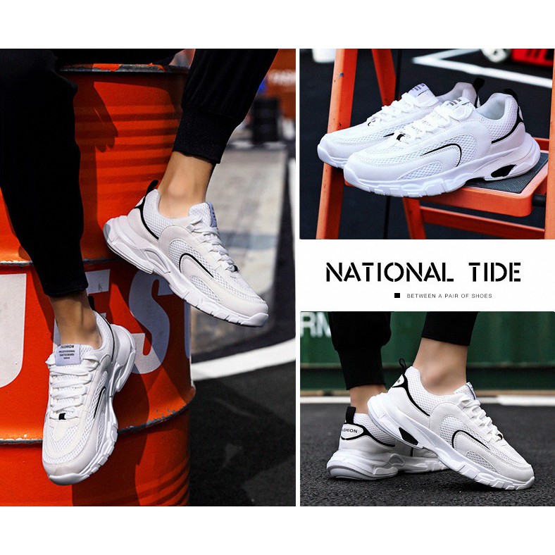 𝔹𝕆𝕊𝕊 𝕊ℍ𝕆𝔼𝕊 ⚜️ Giày Thể Thao SNEAKER NAM ⚜️28 ( TRẮNG ) Hot FASHION FULL BOX