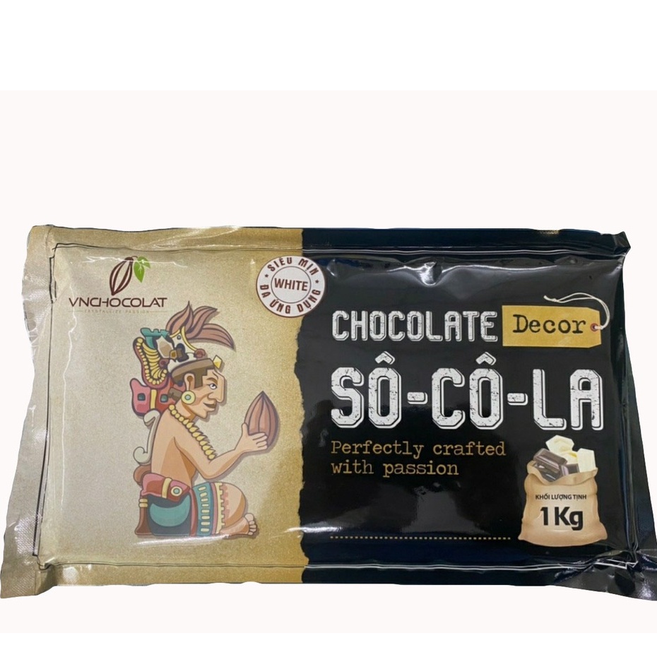 Socola Trắng Decor VNChocolat Túi 1kg