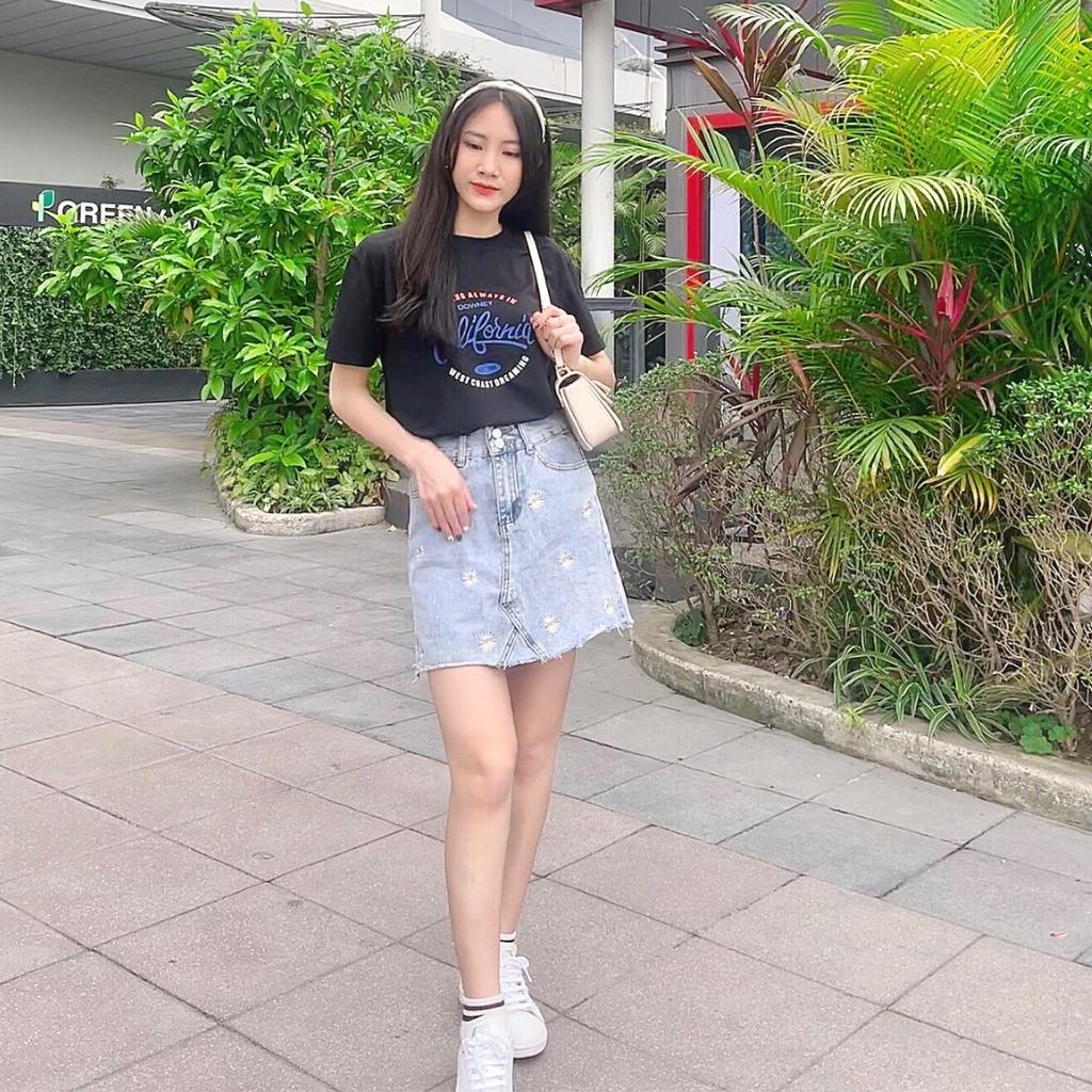 Áo phông tay lỡ áo thun nữ basic HAMEY cotton co giãn 4 chiều nhiều màu cá tính