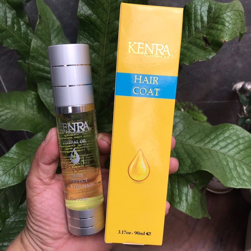 TINH DẦU BÓNG TÓC KENRA HAIR COAT ( chai thuỷ tinh) 90 ml