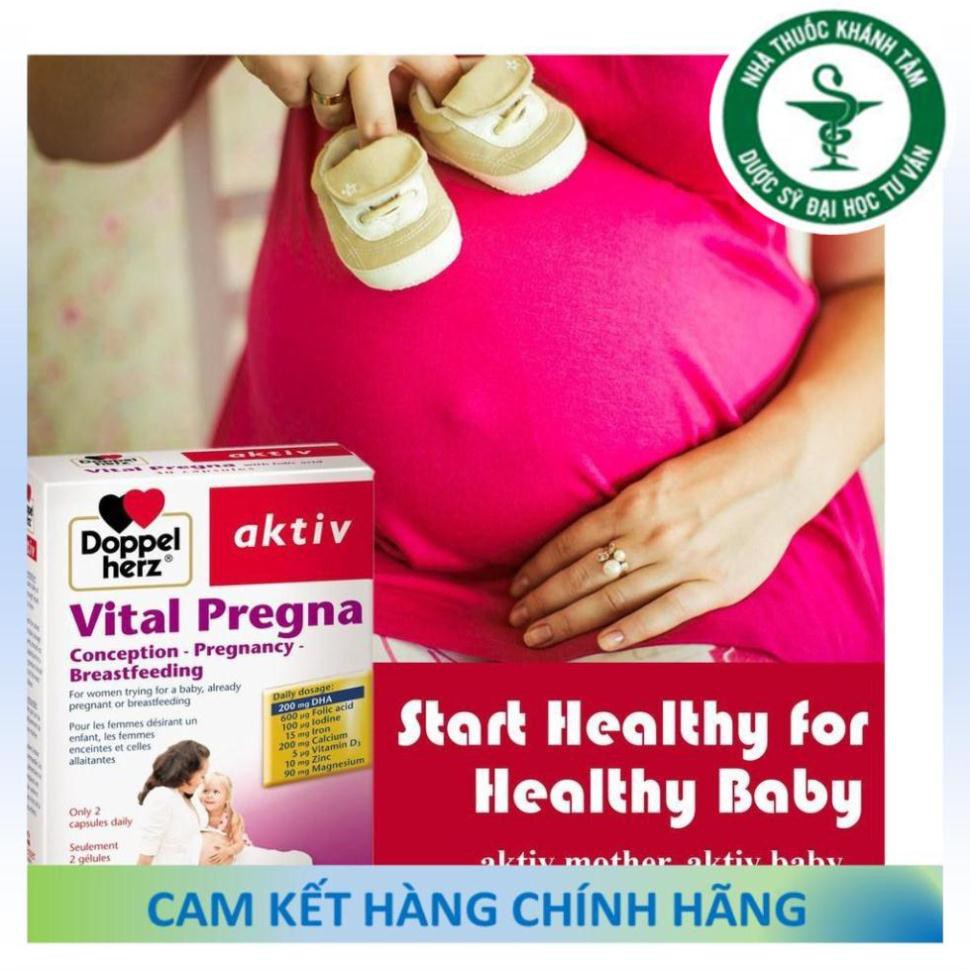 ! ! VITAL PREGNA DoppelHerz - Vitamin và khoáng chất cho phụ nữ mang thai