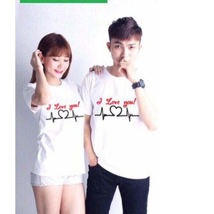 ÁO CẶP NHỊP TIM I LOVE YOU