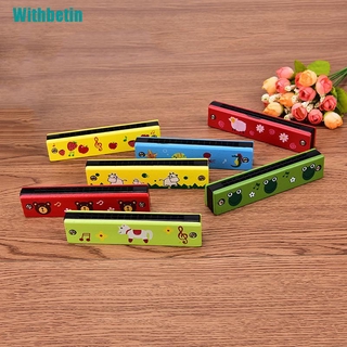 Kèn Harmonica 16 Lỗ Bằng Gỗ Dễ Thương Cho Bé