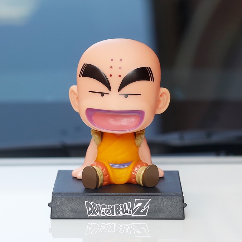[Thanh lý - Xả kho] Mô hình Son Goku, Krillin - Dragon Ball lắc lư đầu kèm giá điện thoại trang trí taplo, Decor phòng | BigBuy360 - bigbuy360.vn