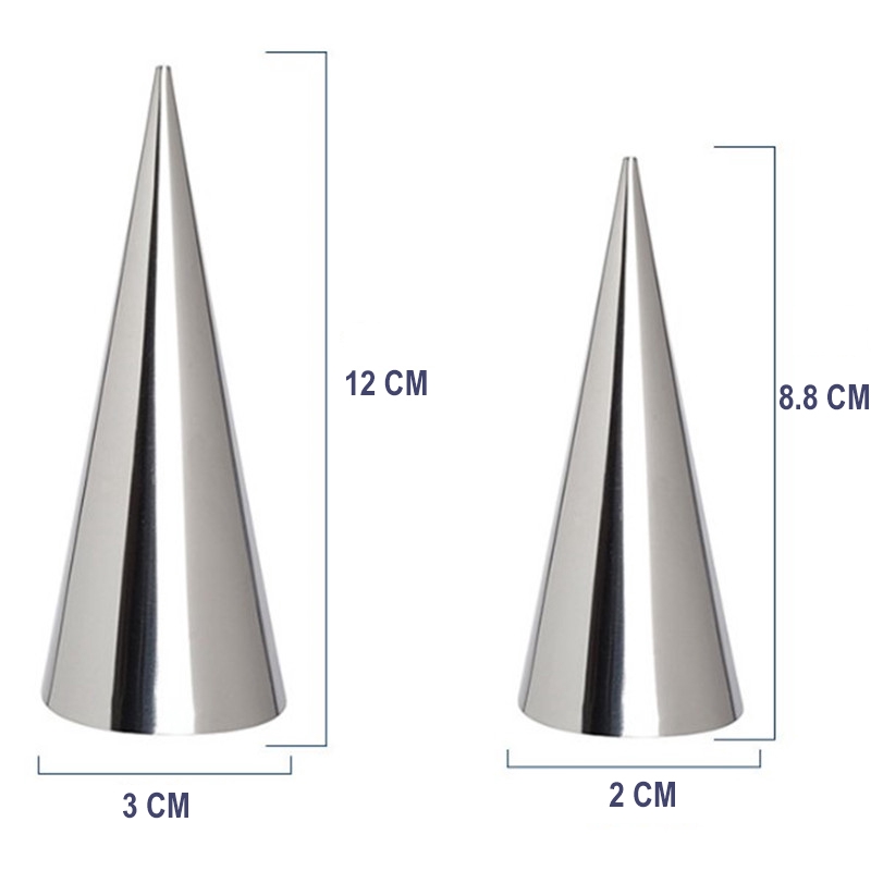 Bộ 6 Ống Hình Nón Hỗ Trợ Làm Bánh Sừng Bò