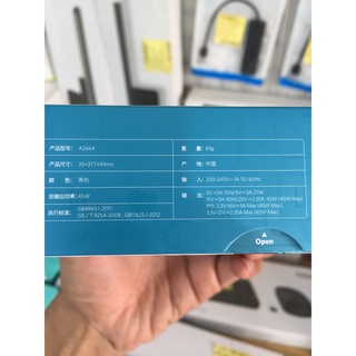 adapter sạc 45W Anker A2664 1 cổng usb-C