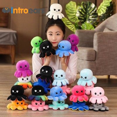 Reversible Octopus – Reversible Octopus / Stuffed Toy Octopus Emotional octopus Emotional octopus has 2 different sides, multicolored, size 20cm valentine octopus