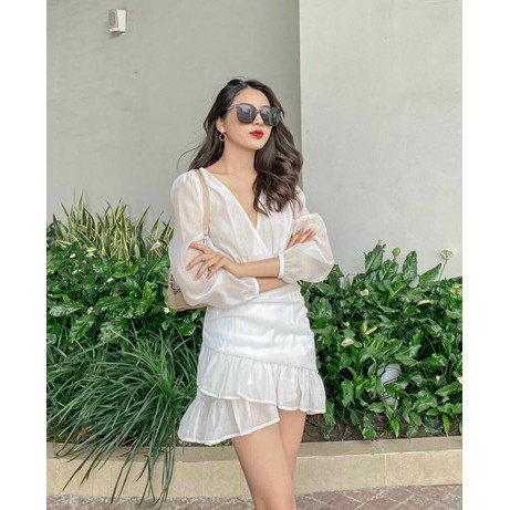Đầm thiết kế cao 2 lớp- nhẹ nhàng và thanh lịch