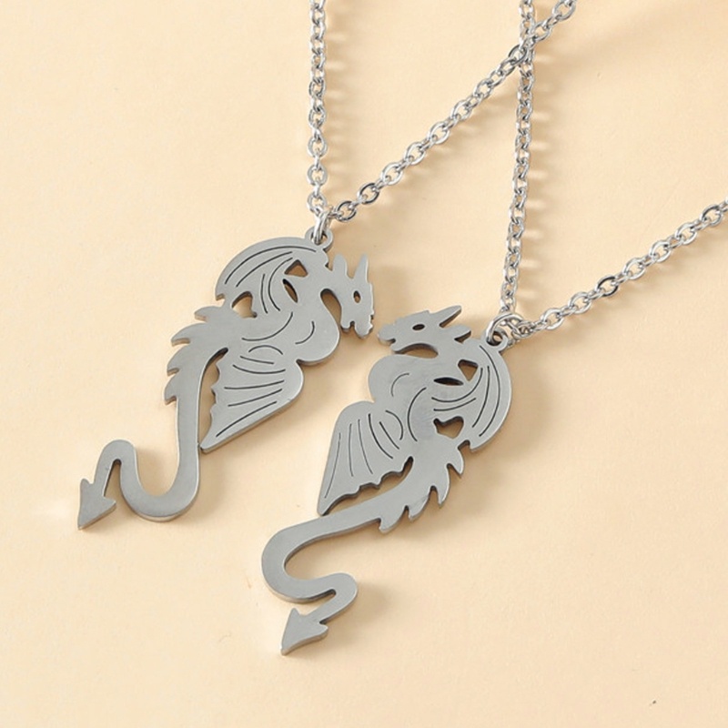 Flgo Set 2 Dây Chuyền Hình Rồng Rỗng Kiểu Âu Mỹ Sáng Tạo