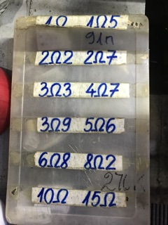 Trở 1/4w 1 số ♎️ ohm